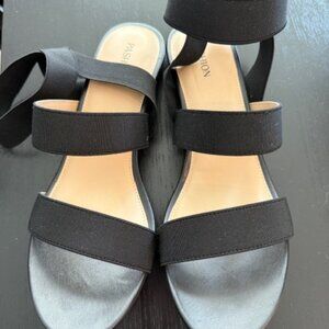 PASHION FOOTWEAR - Adrianna Heels - Coal/Black, size 10